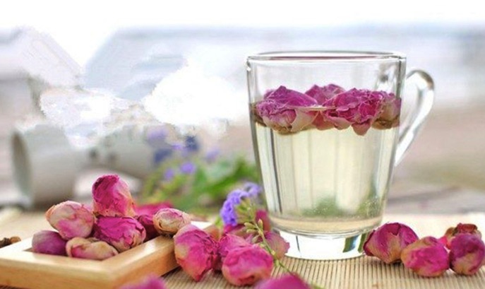 Cách pha trà hoa hồng sấy khô