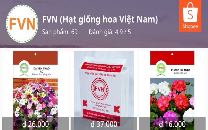 Công ty hạt giống hoa Việt Nam