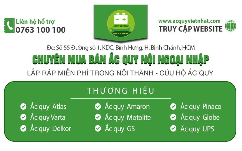 Cửa hàng ắc quy Việt Nhật