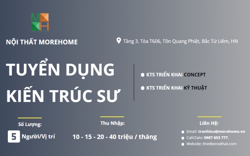 Đơn vị về kiến trúc Morehome