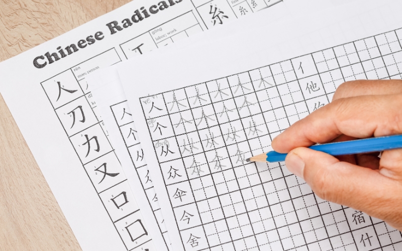 tìm hiểu hệ thống chữ viết tiếng Trung