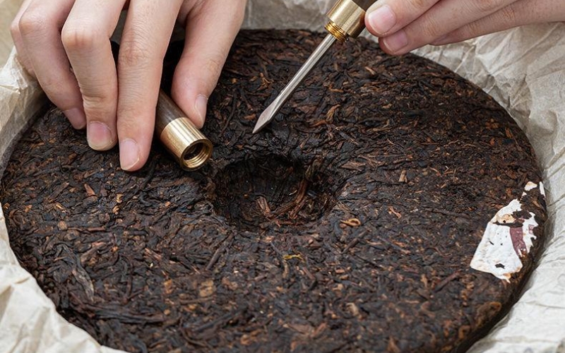 Bước 2: Nới lỏng các lớp trà