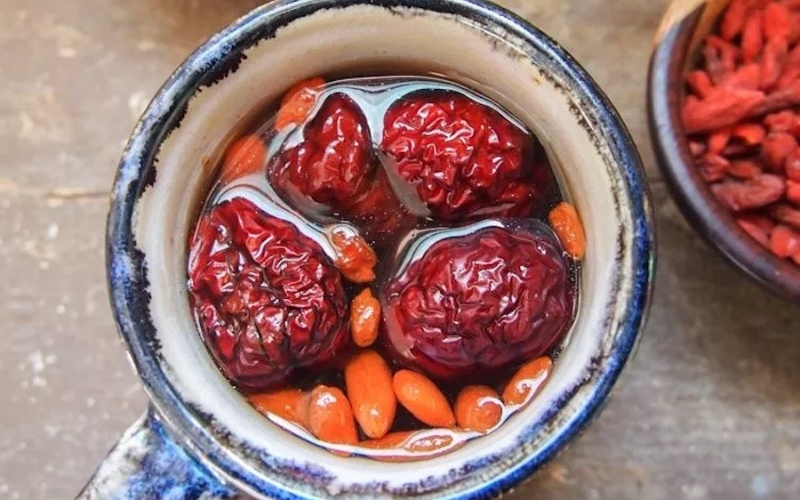 Trà táo đỏ kỷ tử