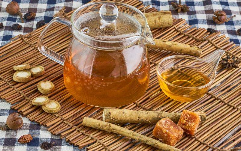 công dụng của trà ngưu bàng