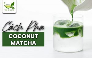 cách pha Coconut Matcha