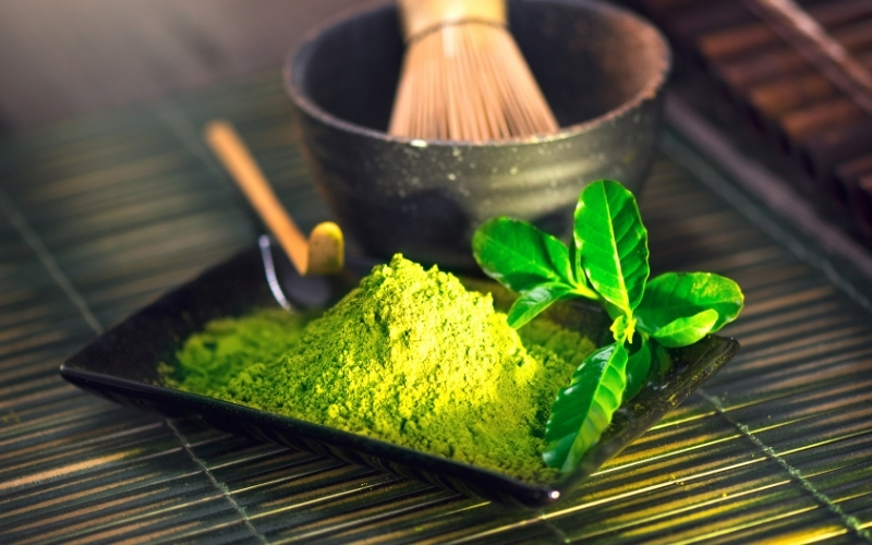 sử dụng bột matcha kém chất lượng