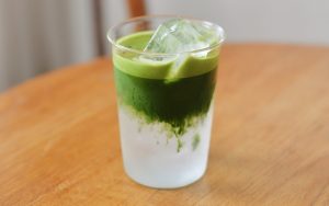 Matcha kết hợp nước dừa tươi (coconut matcha)