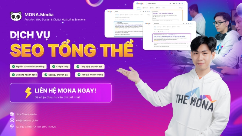 Dịch vụ SEO website tổng thể tại MONA Media