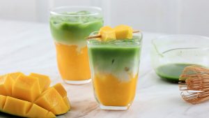 matcha latte xoài bao nhiêu calo