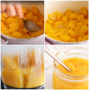 nấu mứt xoài
