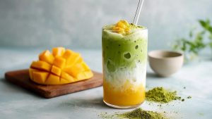 chọn loại bột matcha nào để pha matcha xoài latte ngon nhất