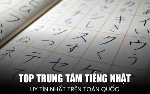 trung tâm tiếng Nhật uy tín