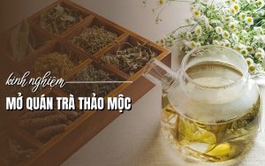 kinh nghiệm mở quán trà thảo mộc