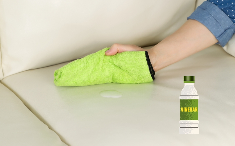 Cách vệ sinh ghế sofa nỉ nhung bằng giấm