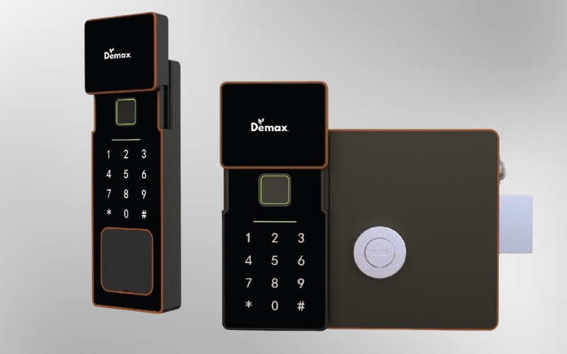 Khóa cổng vân tay chống nước Demax EL608