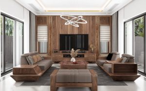 Màu sắc và chất liệu bàn trà hợp mệnh gia chủ