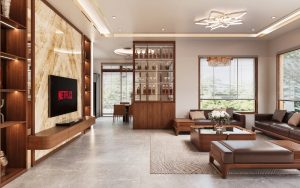 Quy tắc sắp xếp bàn trà và sofa cân bằng năng lượng