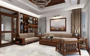 Vị trí đặt bàn trà trong phòng khách chuẩn phong thủy