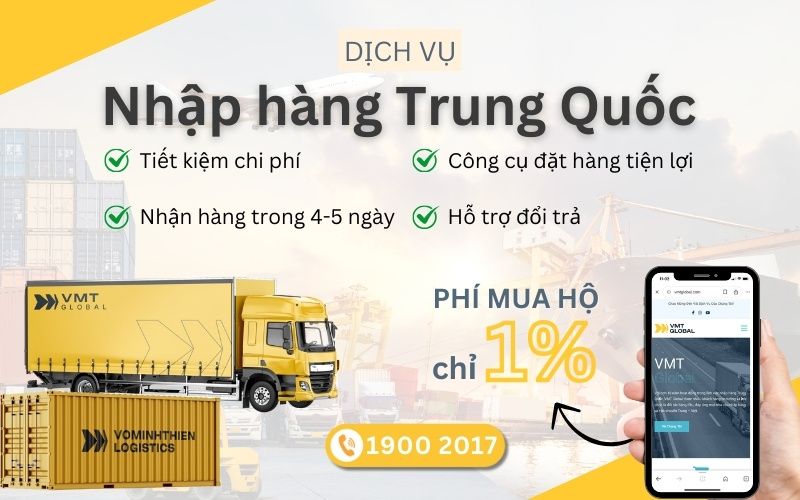 đơn vị nhập hàng trung quốc vmt global